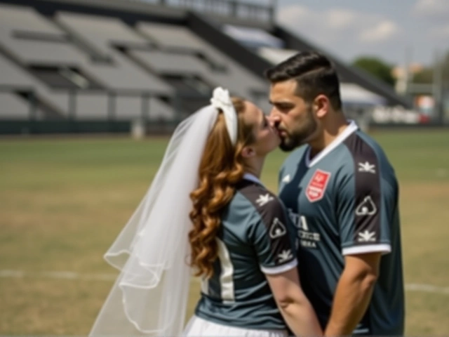 Casal Celebra Casamento com Uniformes do Vasco no Aniversário de 126 Anos do Clube