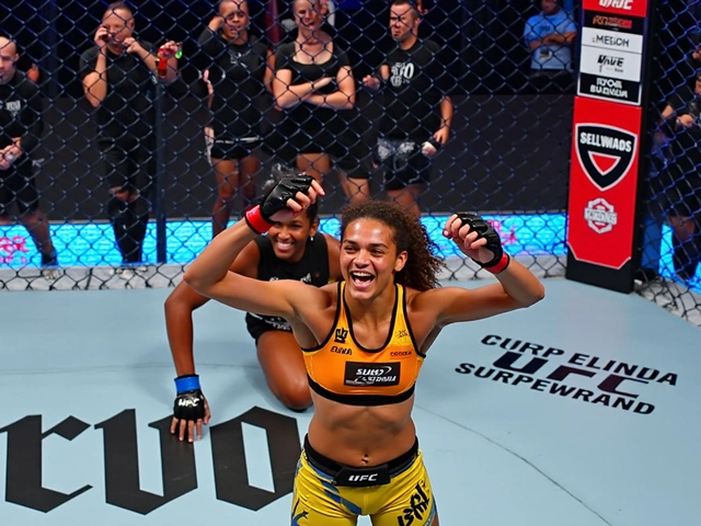 Viviane Araujo vence confronto sangrento e intenso contra Karine Silva no UFC 309