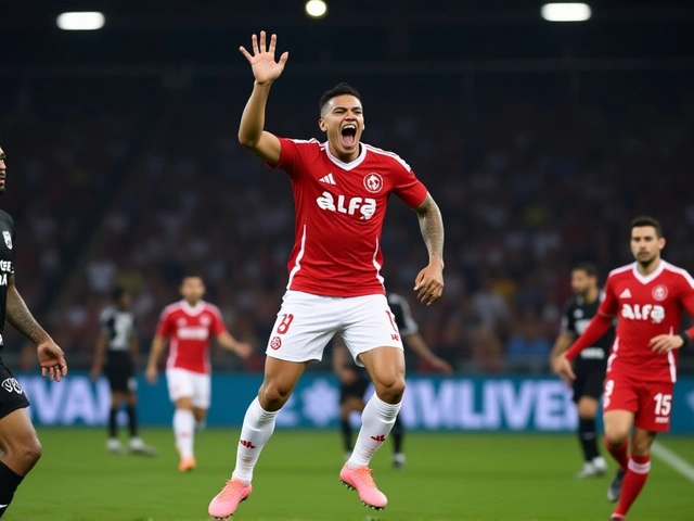 Internacional vence Ceará por 2 a 1 com gol contra e expulsão na reta final na luta contra o rebaixamento